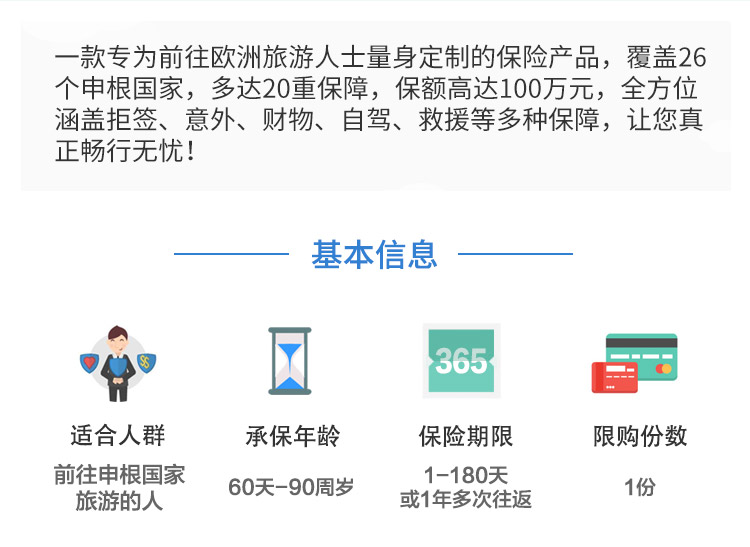 安联申根签证全球通保险